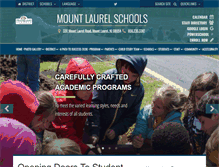 Tablet Screenshot of mtlaurelschools.org